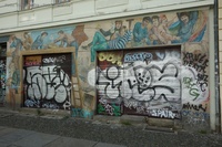 Muskauer Straße Wandgemälde Ausbildungswerk Kreuzberg