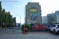 Heinrich-Heine-Straße Mural Face Time